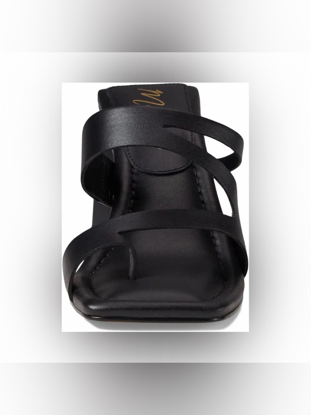 Matisse Black Oslo Sandal Strappy Block Heeled Open Toe Slip On Heels - Picture 2 of 10